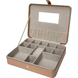 Coral Jewelry Travel Case